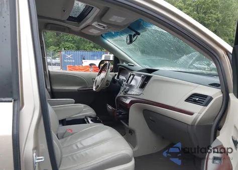 2011 Toyota Sienna Limited from USA, damaged, VIN 5TDDK3DC9BS012780